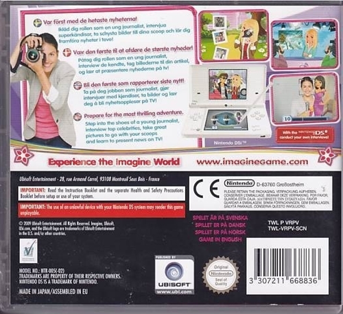 Imagine - Journalist - Nintendo DS (B Grade) (Genbrug)